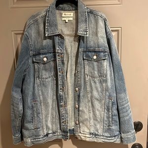 Madewell Womens Oversized Jean Jacket